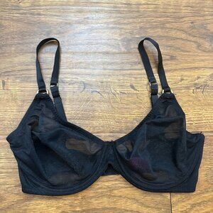 l'agent agent provocateur black mesh bra 34E